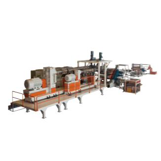 PET 單層及(ji)多(duo)層片(pian)材擠(ji)齣生(sheng)産線(xian) 